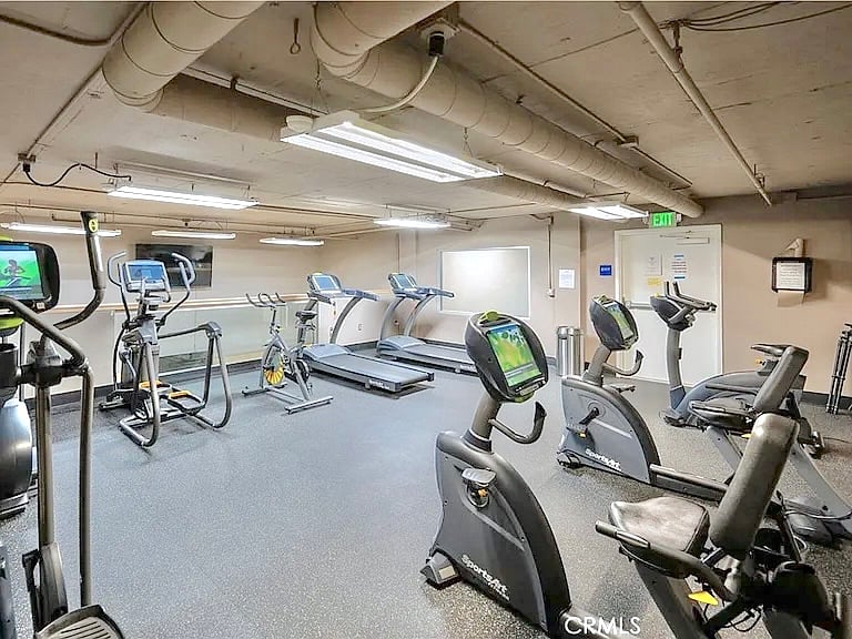 Comprehensive 2 story gym with cardio room on 2nd floor