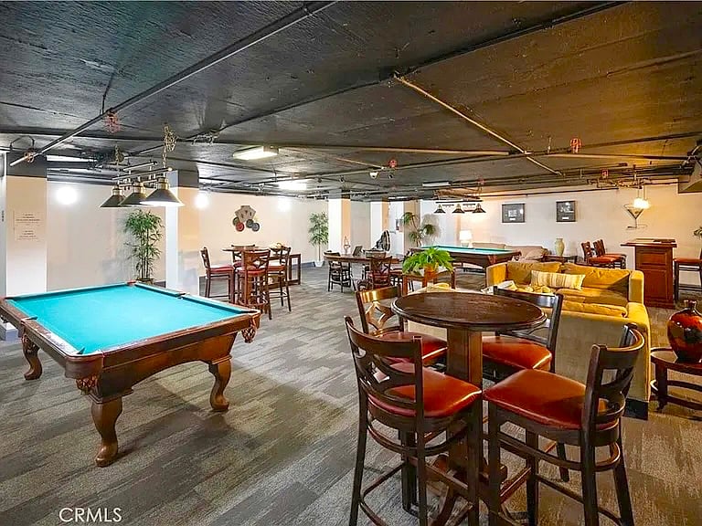 Recreation room with flat screen tv, pool table and poker table available to reserve