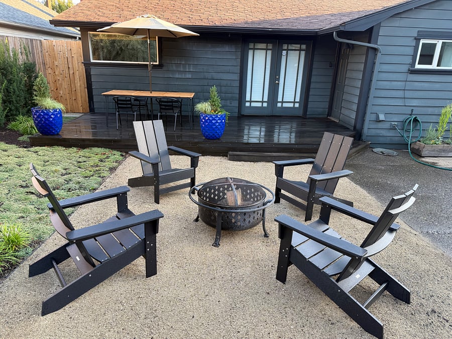 Fire pit area