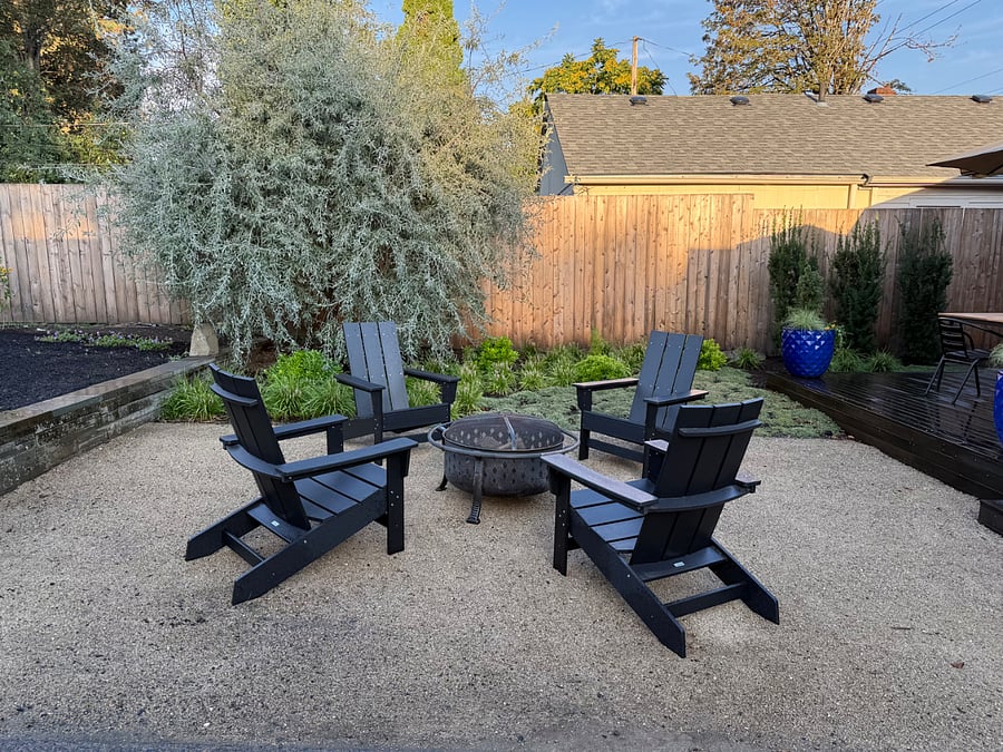 Fire pit area