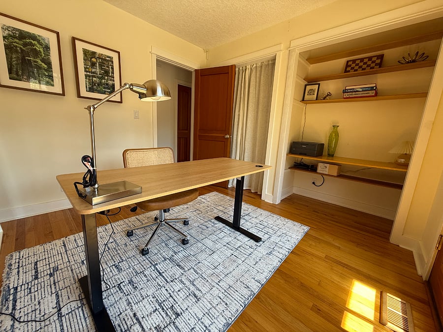 3rd bedroom/office area with WiFi printer