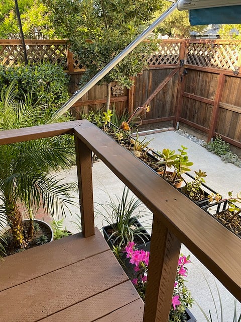 View from porch/deck