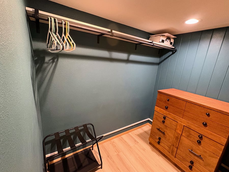 Large walk in closet