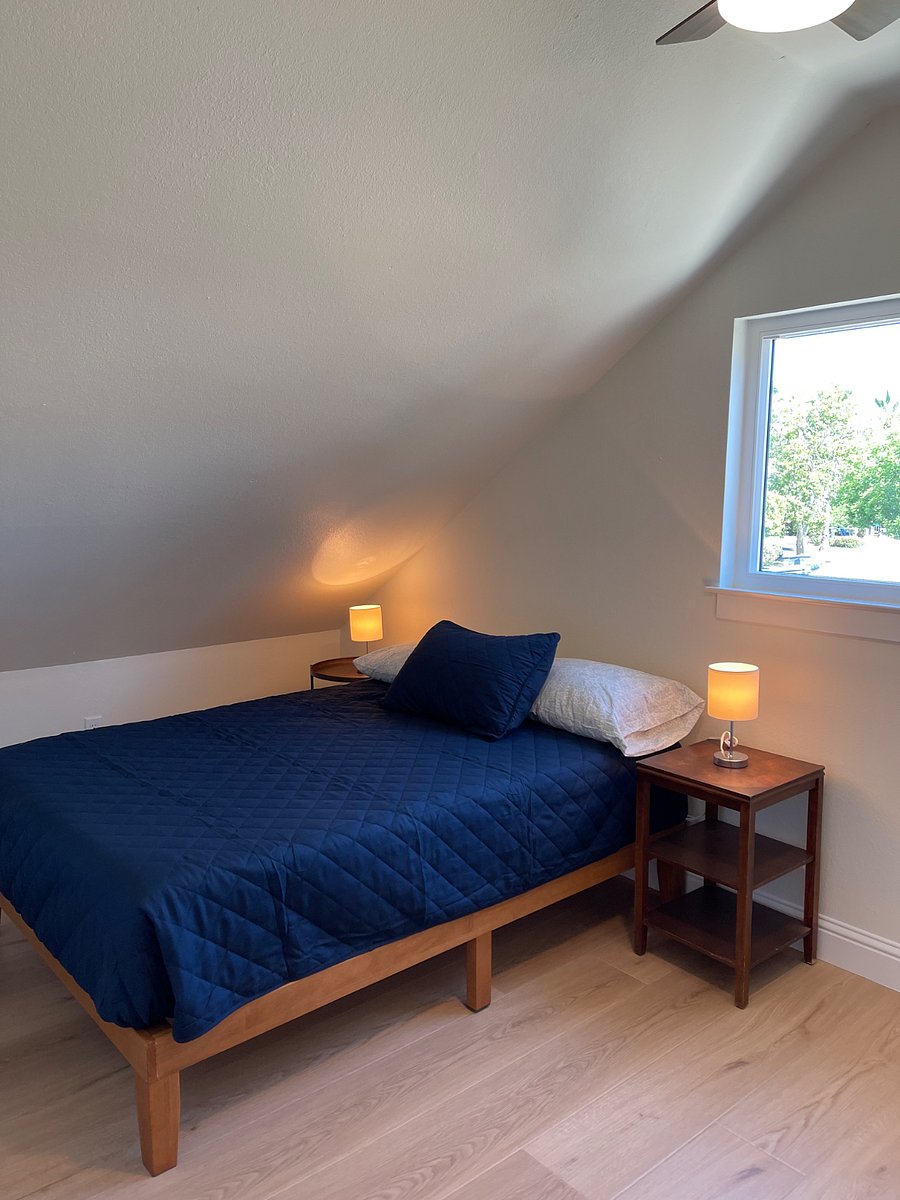 Third bedroom upstairs with full size bed