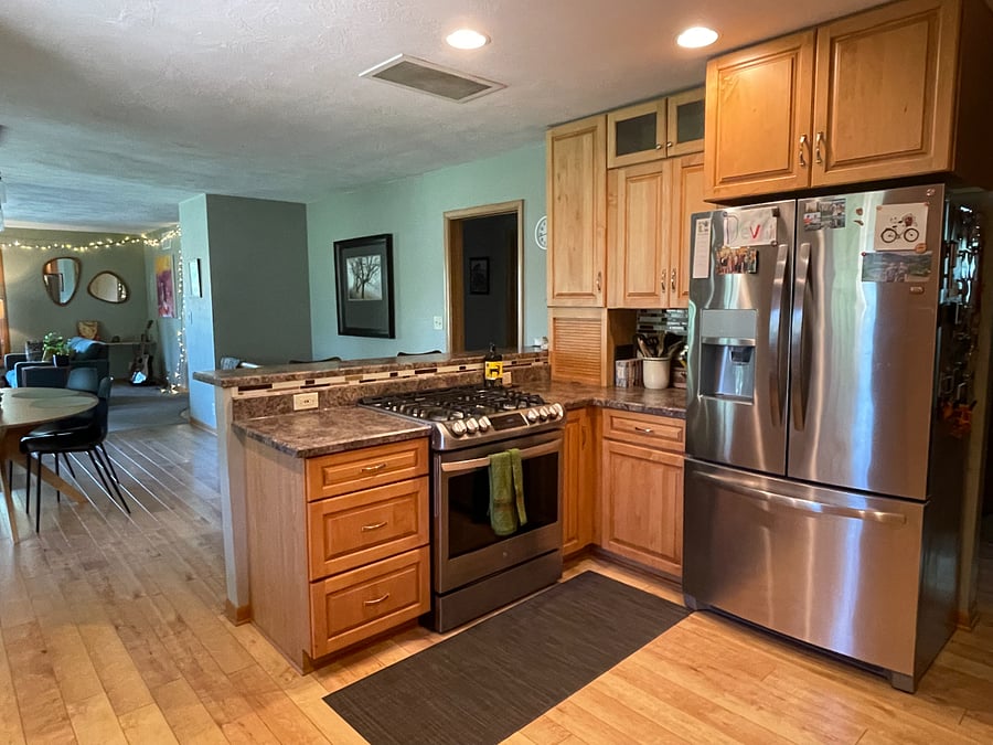 Upstairs shared kitchen space