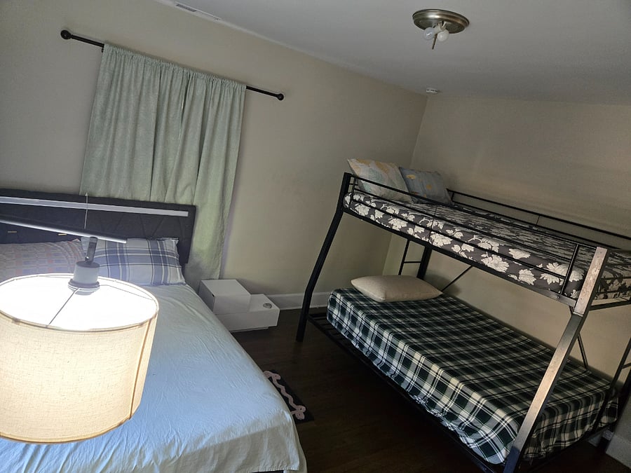 Bedroom # with walk-in closet