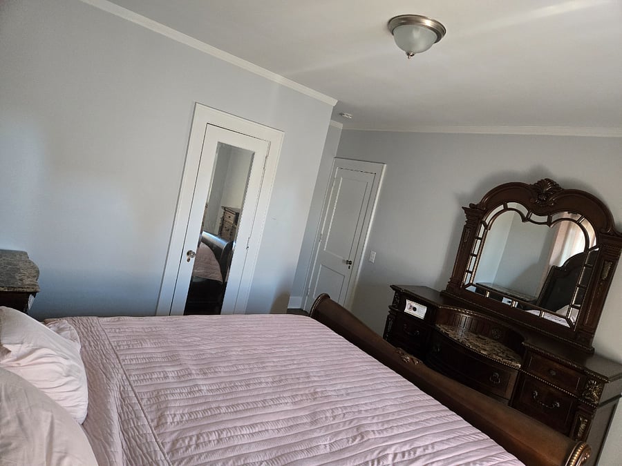 Bedroom #1 with walk-in closet