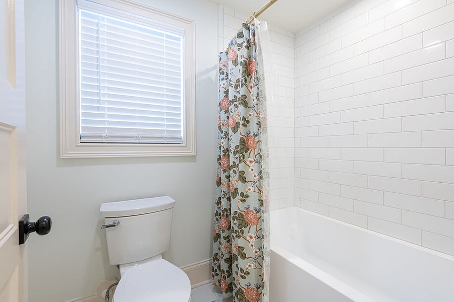 Large soaker tub to relax after a long day.