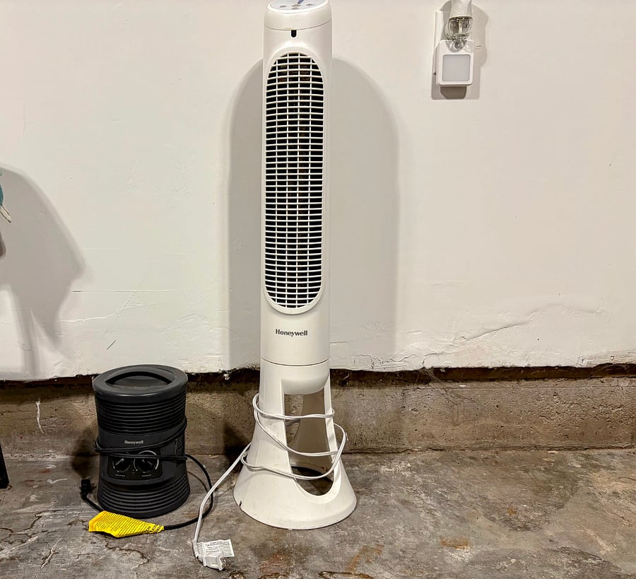 Standing Fan and Heater