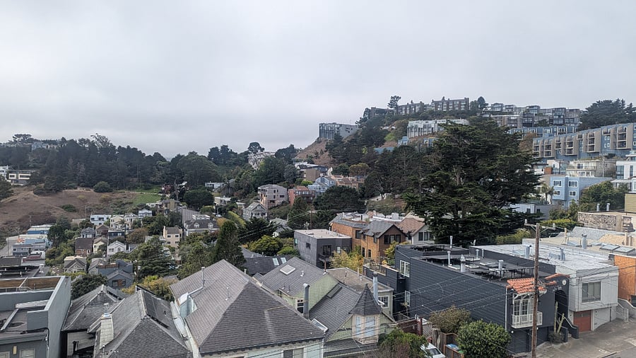 View of Diamond Heights and surrounding area