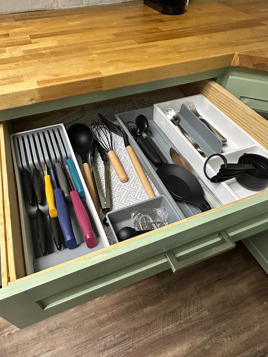 Fully stocked kitchen