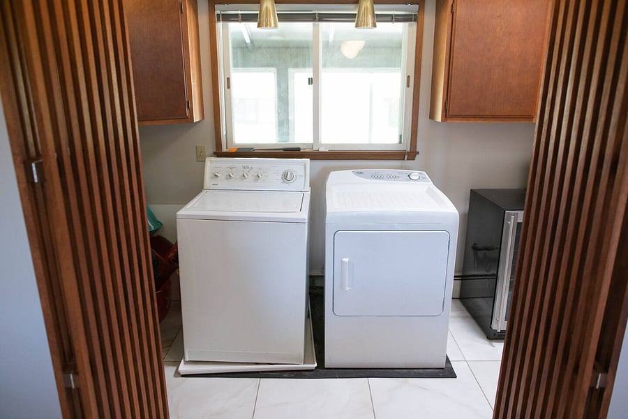 Full Laundry Setup off the Dining Room