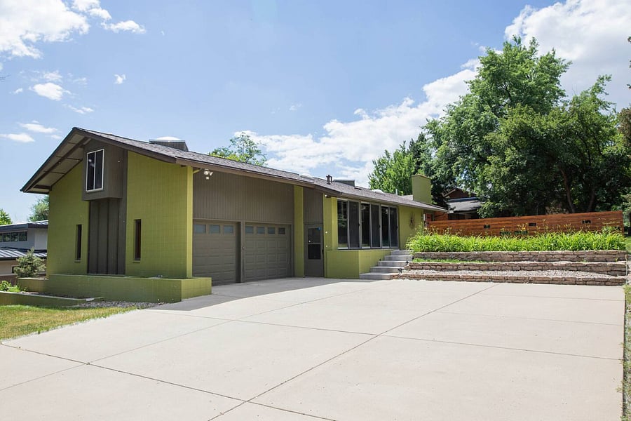 Large Driveway with Garage Space for One Vehicle