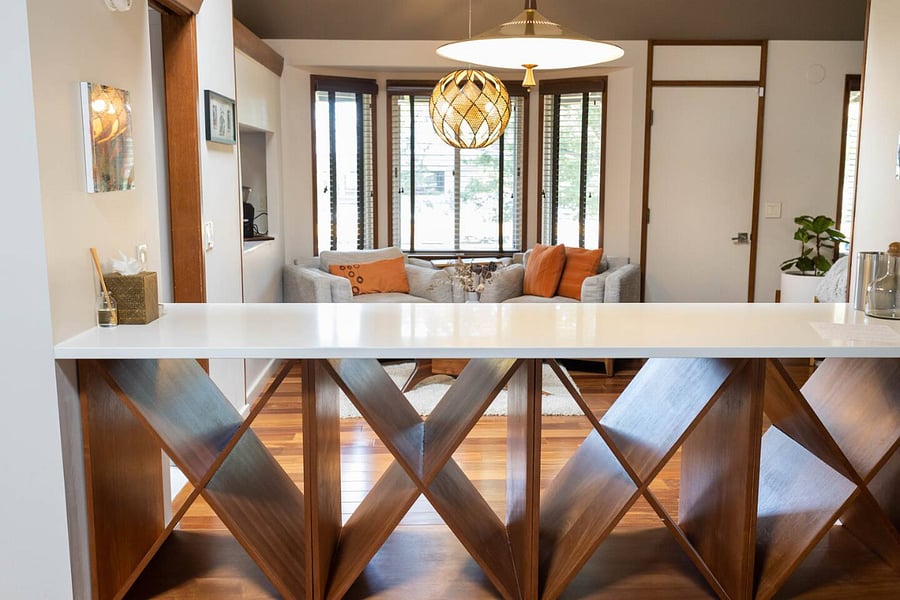 Customade Wine Rack and Bar Area