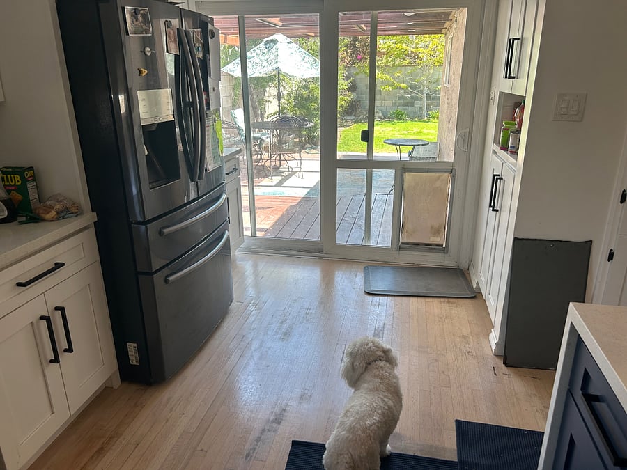 Kitchen with natural light