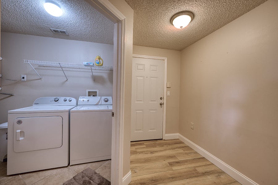 Laundry Room and Foyer