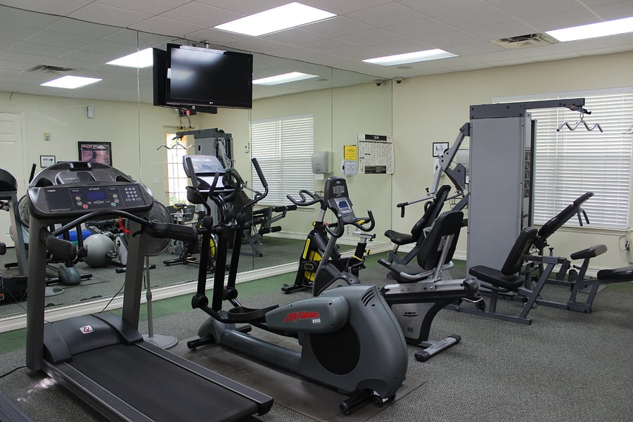 2 fitness centers