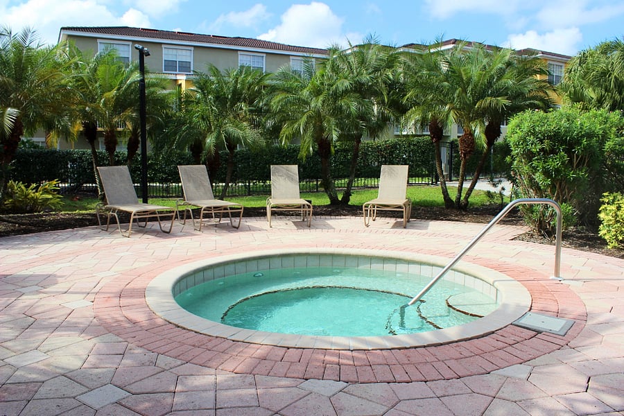 Community hot tub