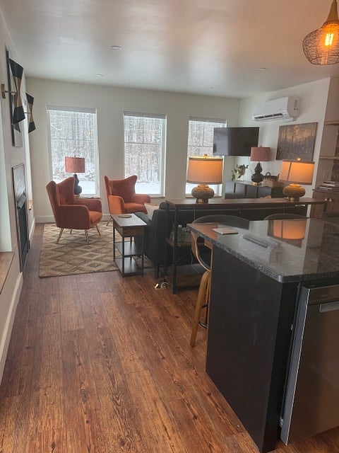 Open Concept Living Room/ Kitchen