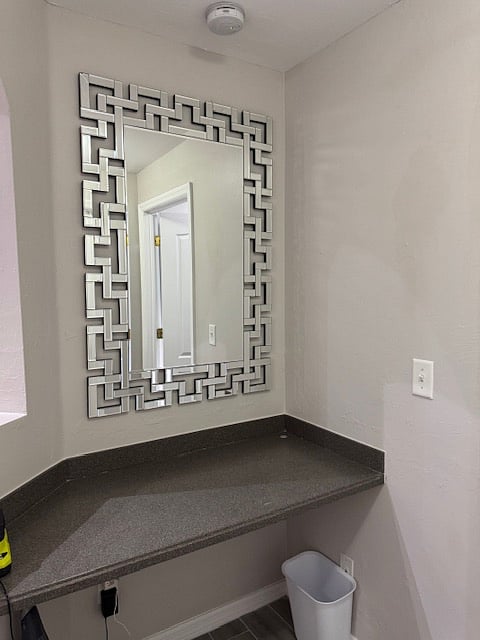 Bonus office space, laundry fold area, etc.
