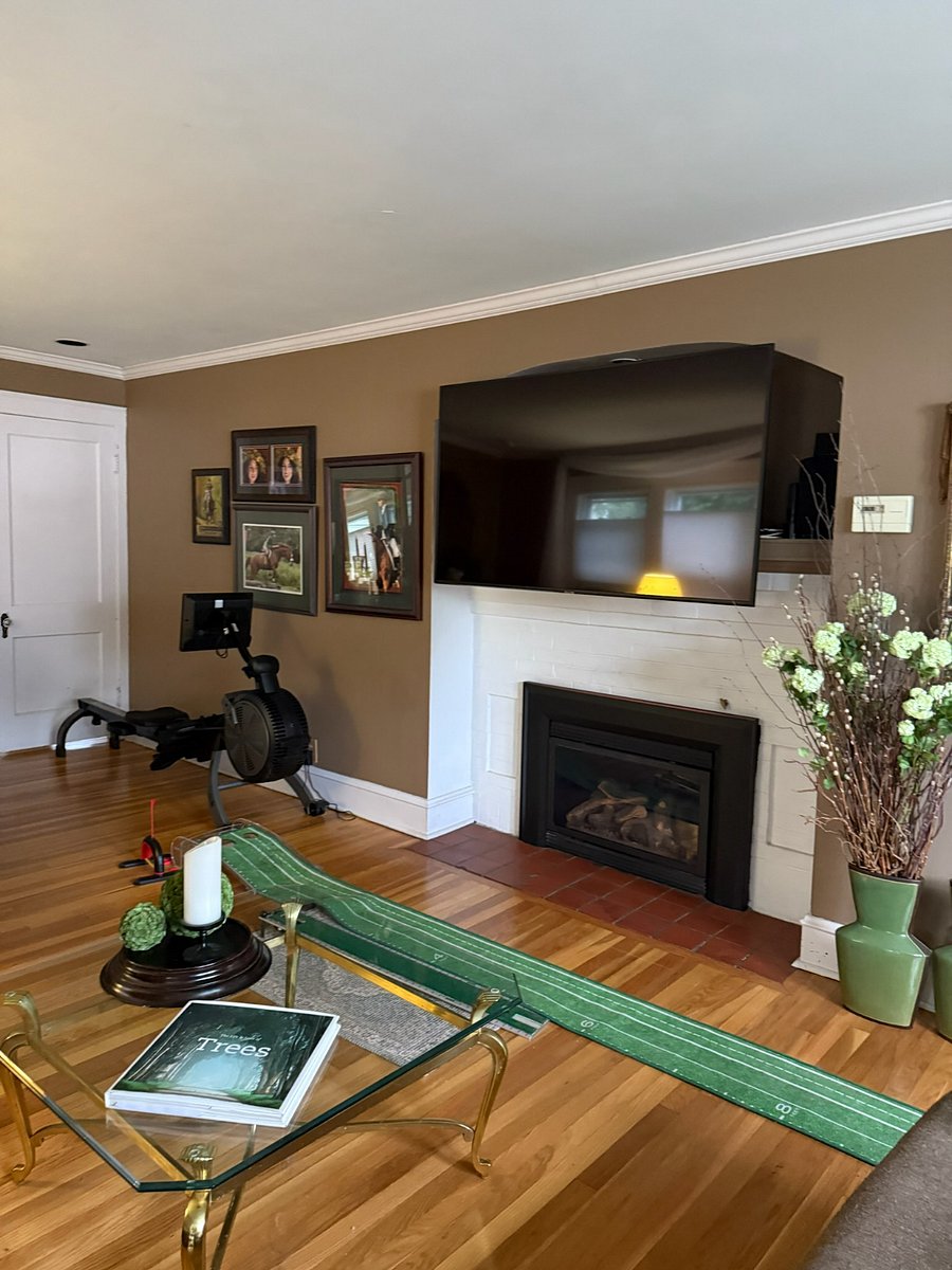 Living Room Fireplace/TV