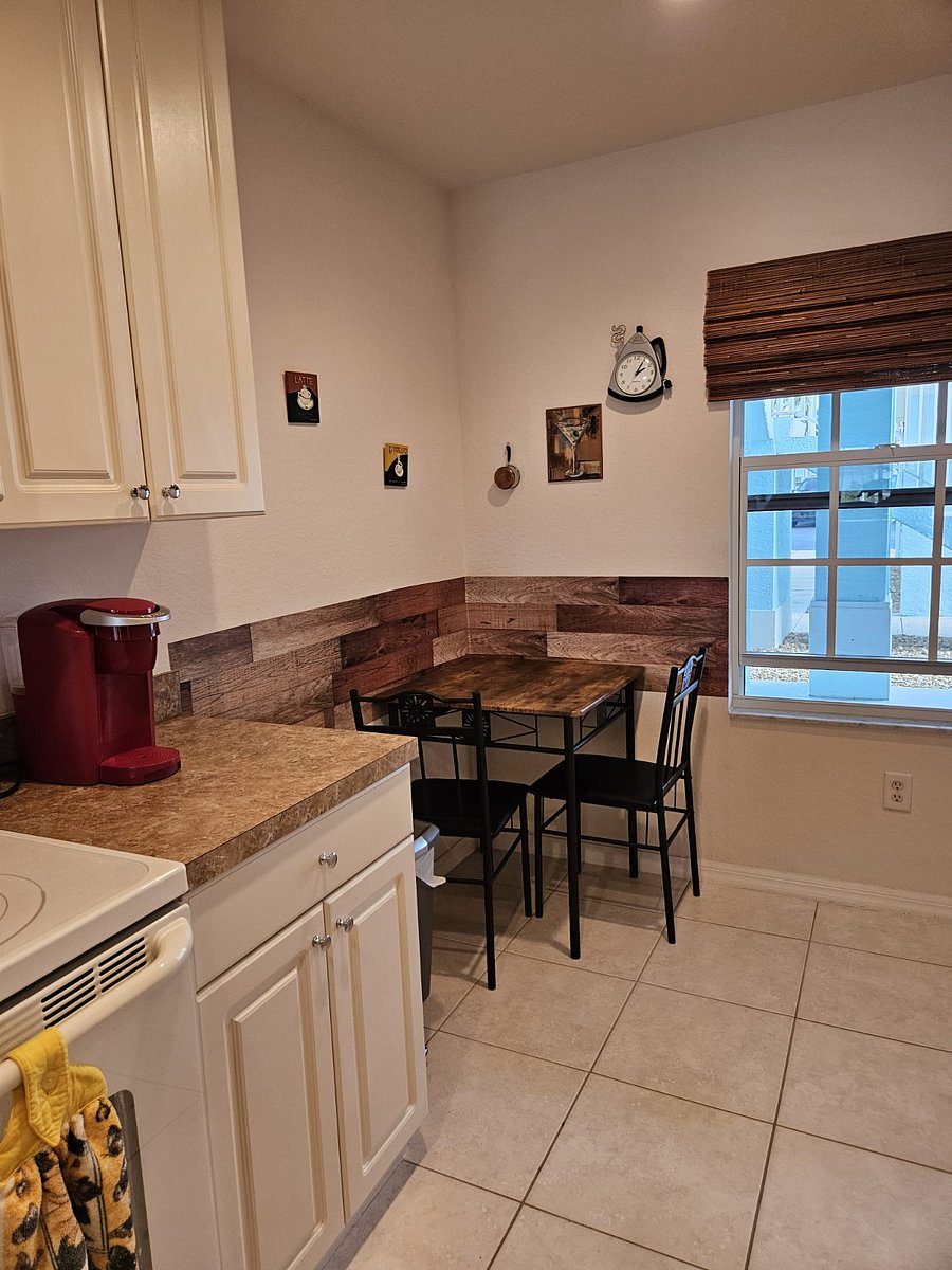 Breakfast nook in a kitchen