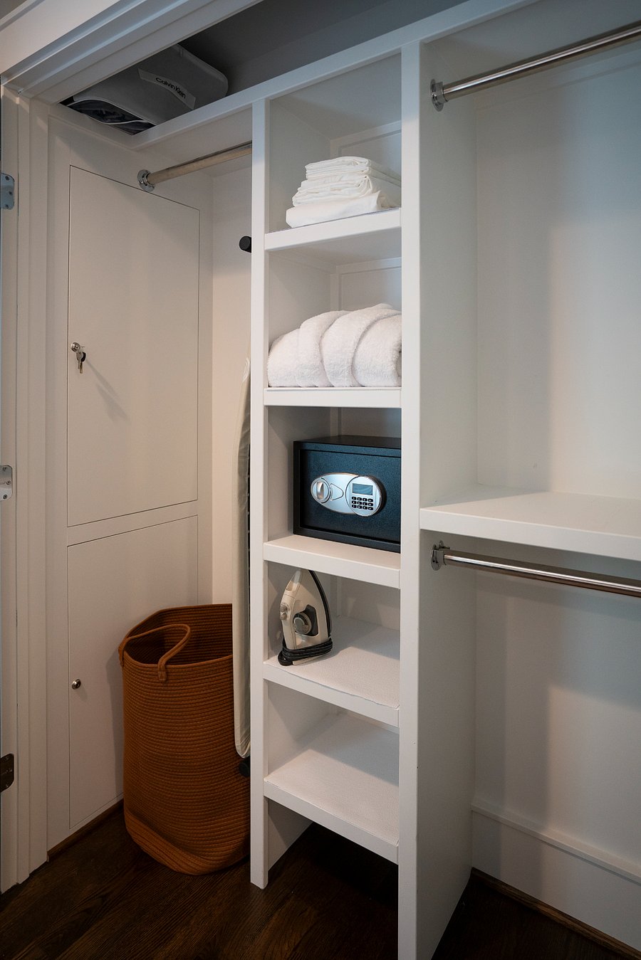 Closet in bedroom