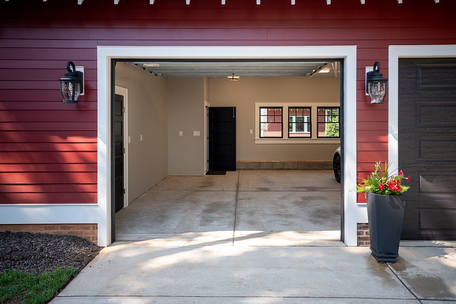 Parking in garage