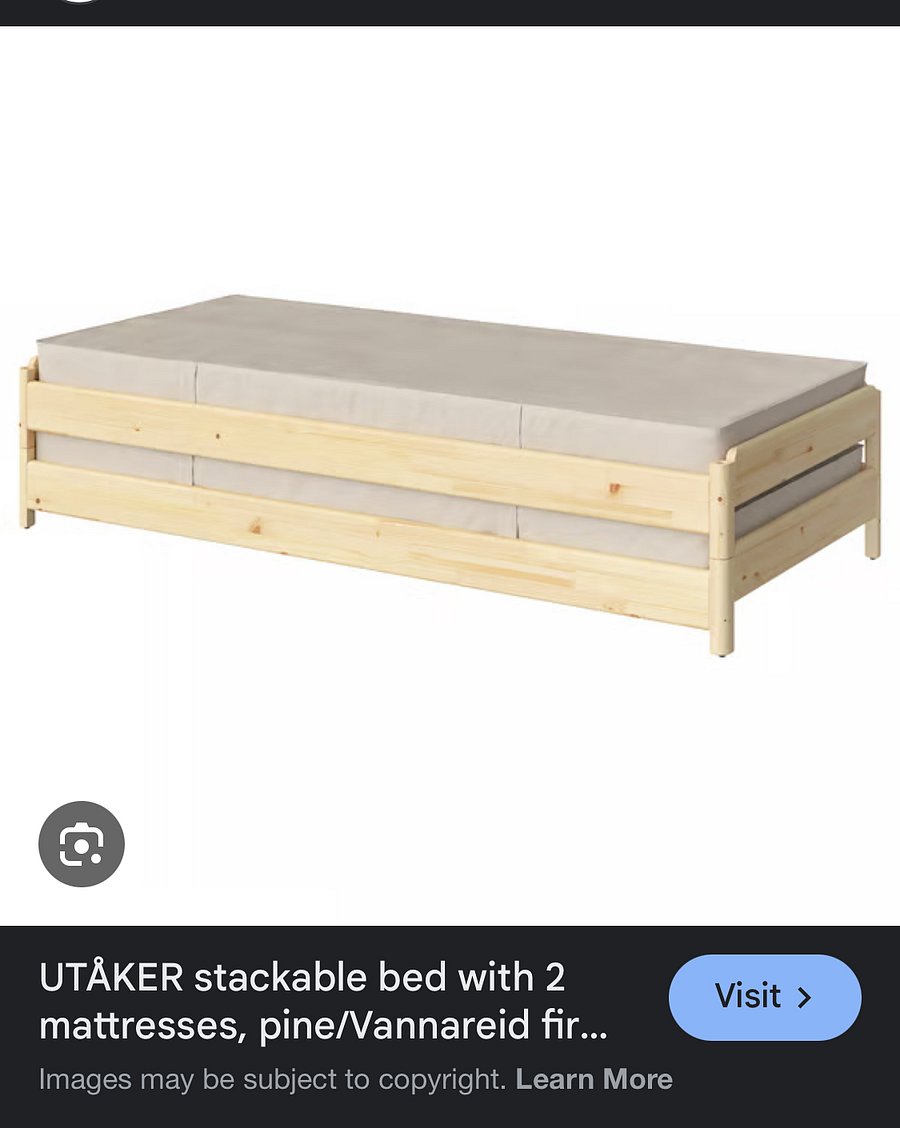 Bedroom #2. Twin bed but converts to a king size.