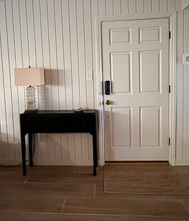 Entrance from the inside.