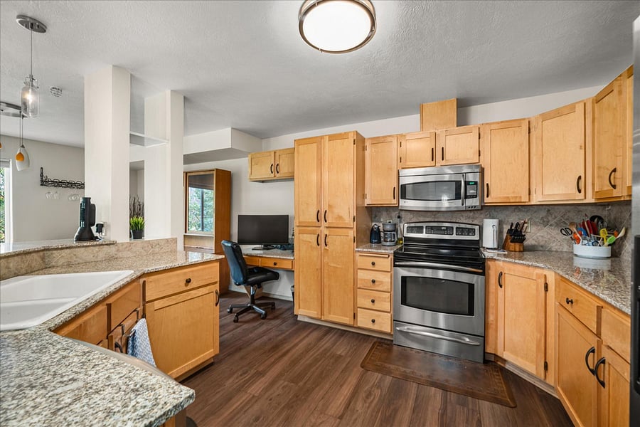 Kitchen with all appliances and amenities including dishwasher