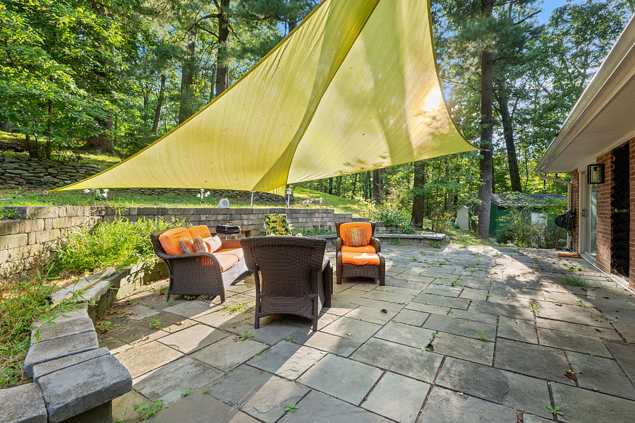 Relax out back with our high end sound system.