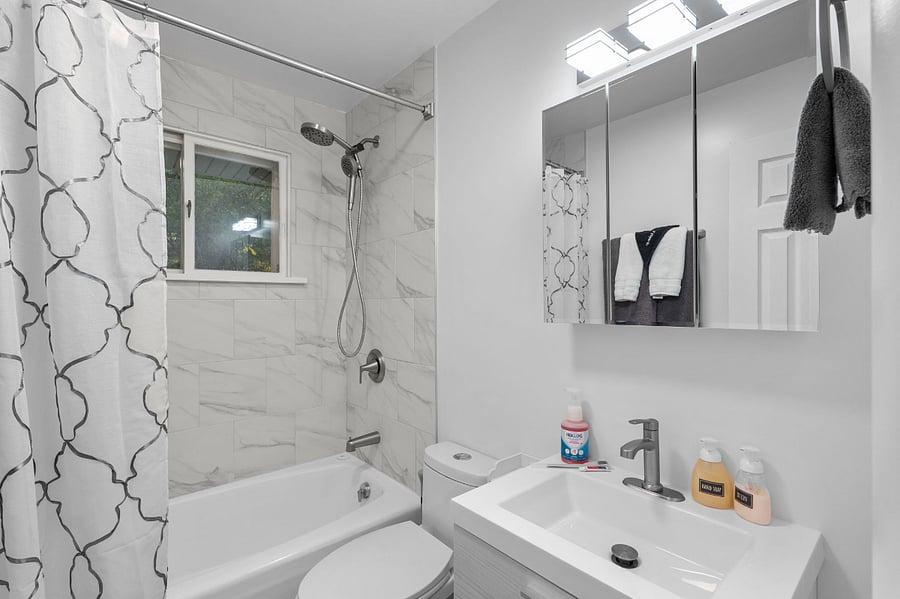 Luxury second bathroom.