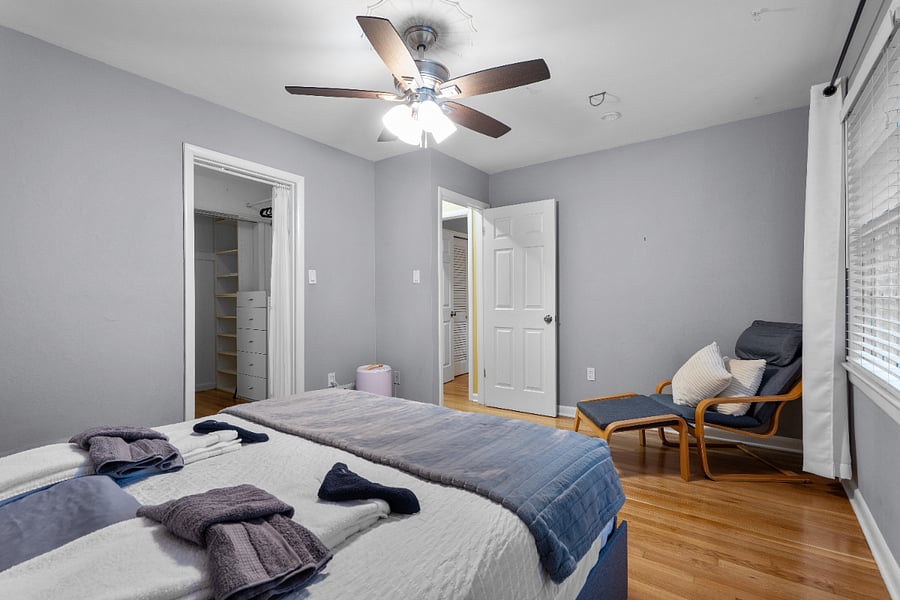 Primary bedroom.
