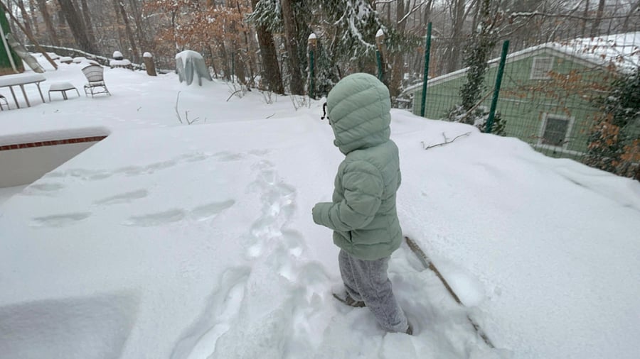Winter snow fun right outside your door.