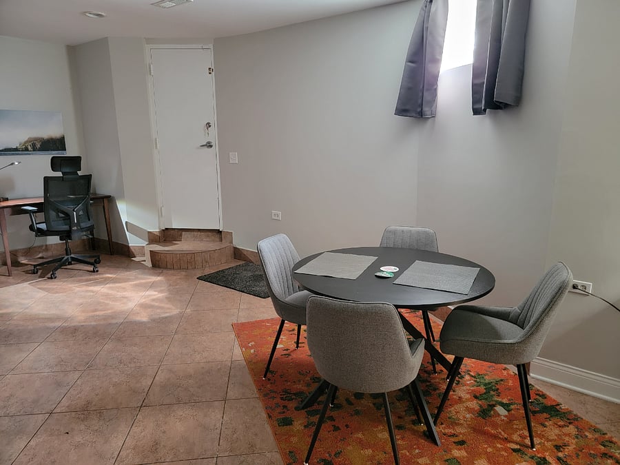 Dining table.