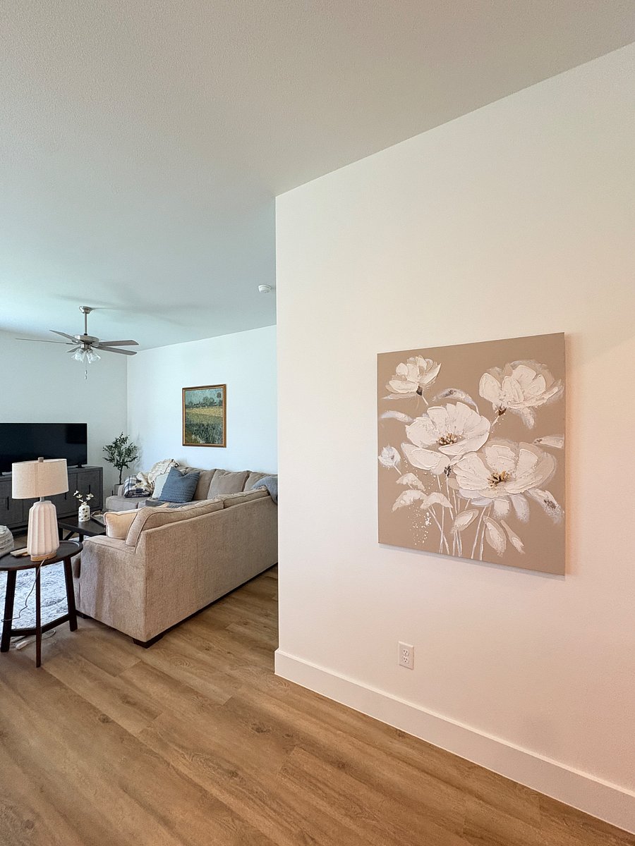 Entry hall to living room