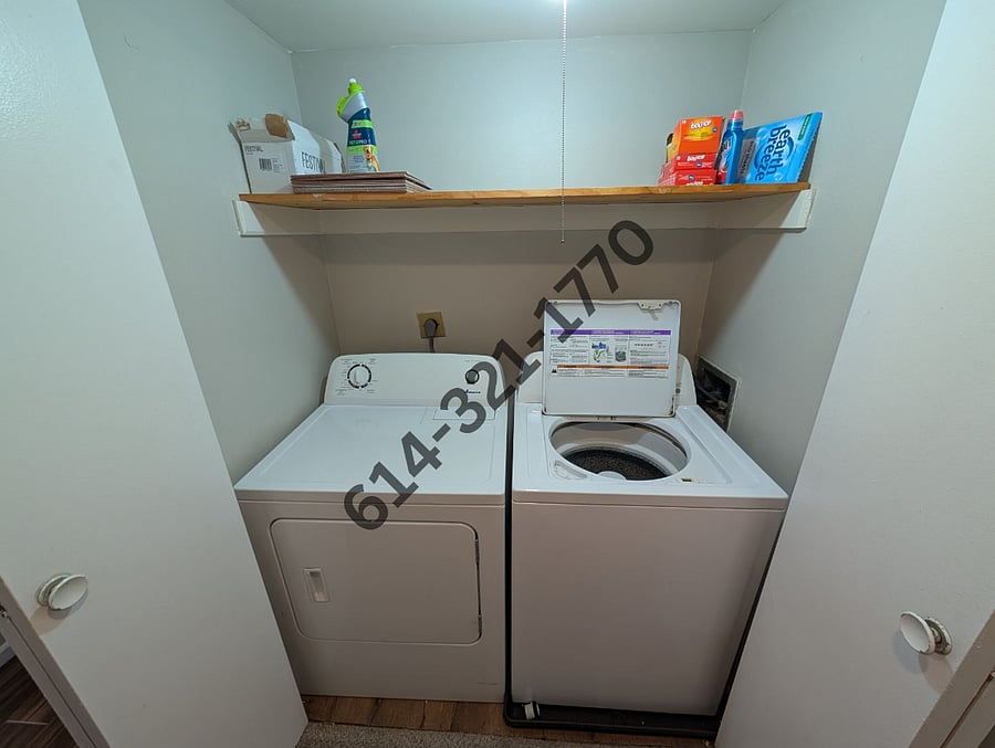 In-unit washer and dryer