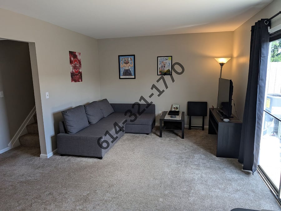 Sleeper sofa with TV and chromecast