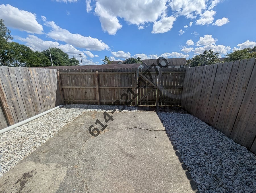 Private patio