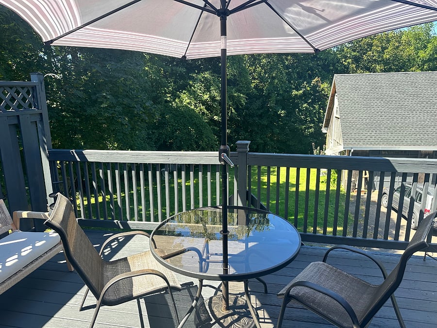 Private Second Floor Deck
