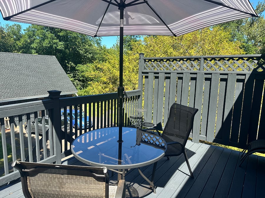 Private Second Floor Deck