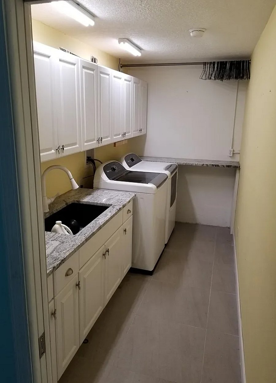 Large laundry room