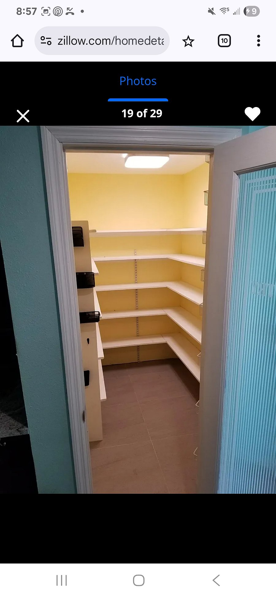 Walk in pantry