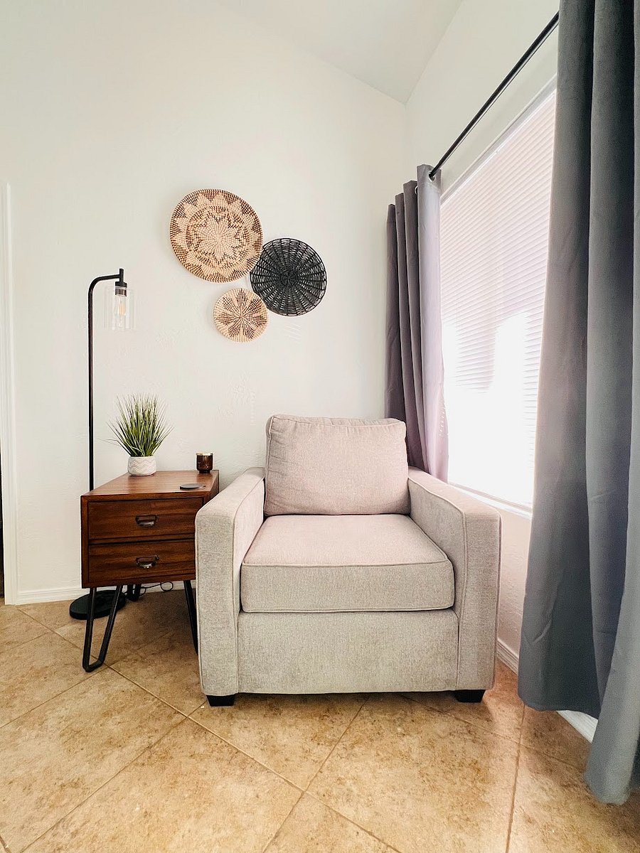Cozy reading nook!