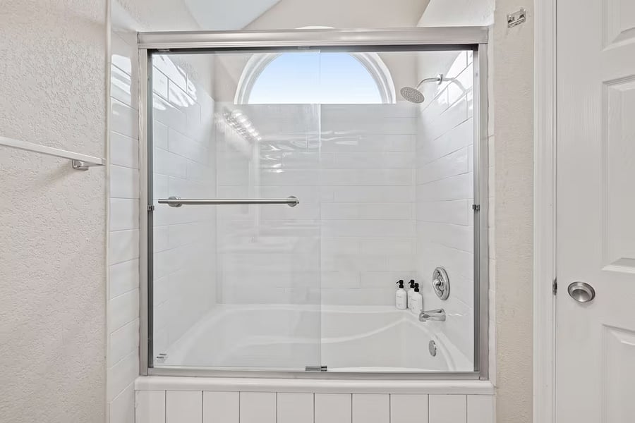 Downstairs master bathroom