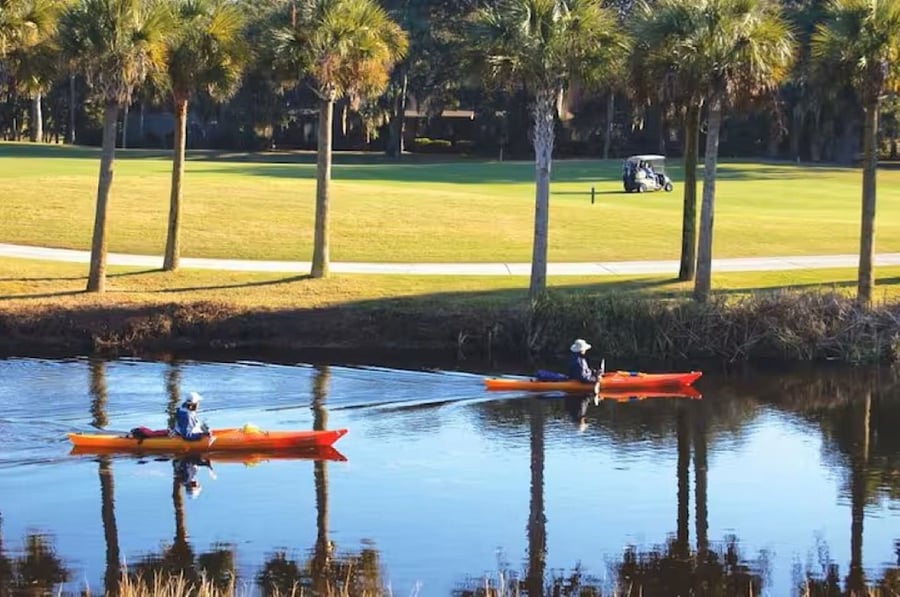 11-mile lagoon access and sundeck. Boat and Kayak rental available nearby.