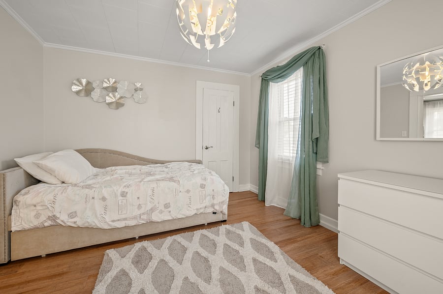 2nd bedroom with twin day bed and has pull out twin bed under.