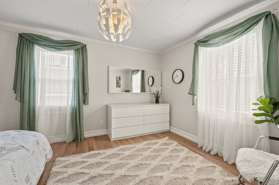 2nd bedroom with twin day bed and has pull out twin bed under.