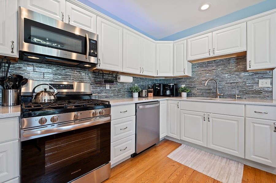 kitchen with gas stove